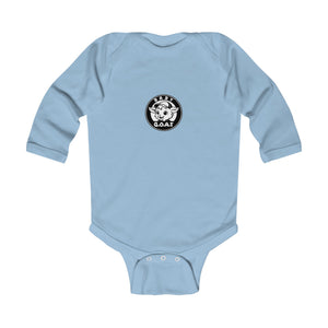 Baby G.O.A.T Classic Edition - Infant Long Sleeve Bodysuit