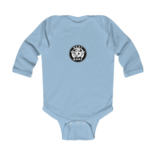 Baby G.O.A.T Classic Edition - Infant Long Sleeve Bodysuit