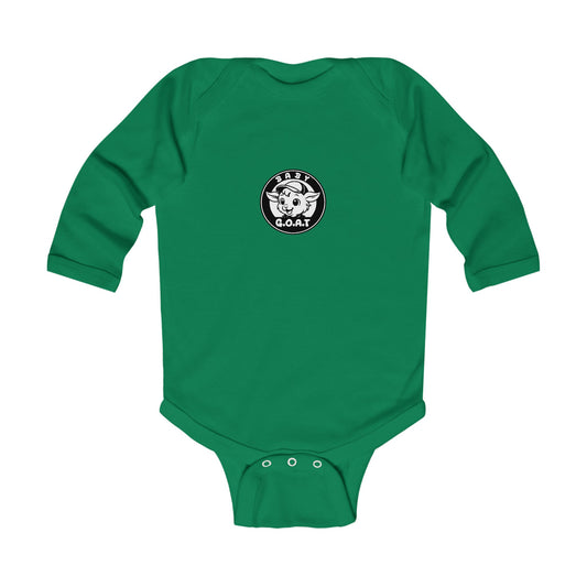 Baby G.O.A.T Classic Edition - Infant Long Sleeve Bodysuit