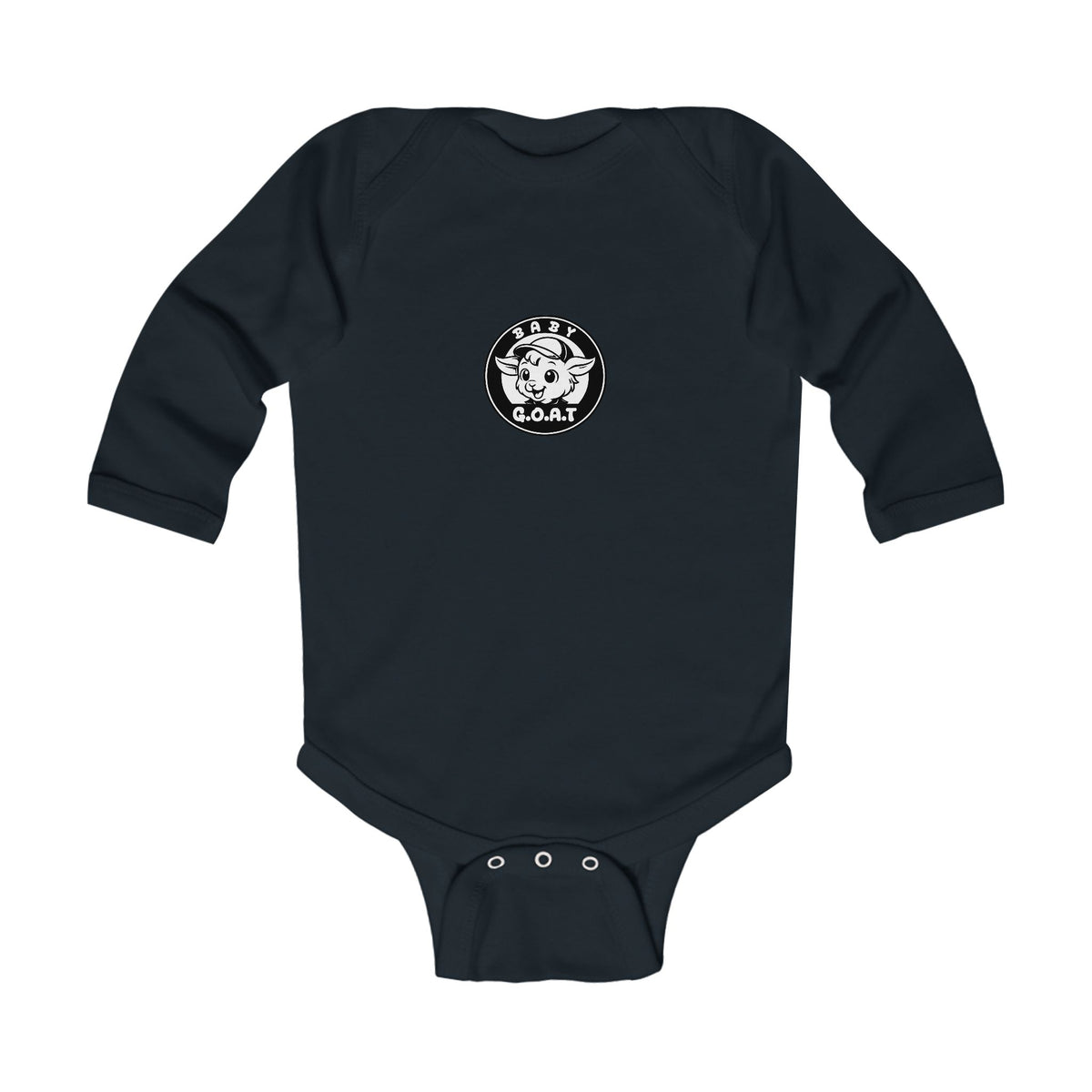 Baby G.O.A.T Classic Edition - Infant Long Sleeve Bodysuit