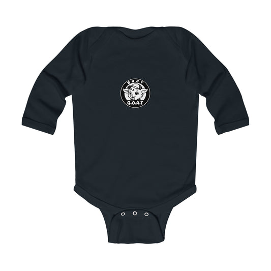 Baby G.O.A.T Classic Edition - Infant Long Sleeve Bodysuit