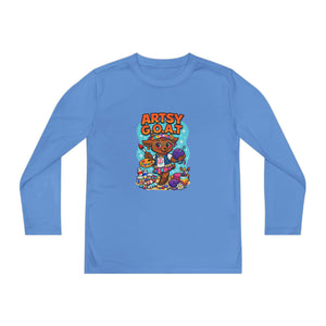 Amber The Artsy G.O.A.T - Youth Long Sleeve Competitor Tee
