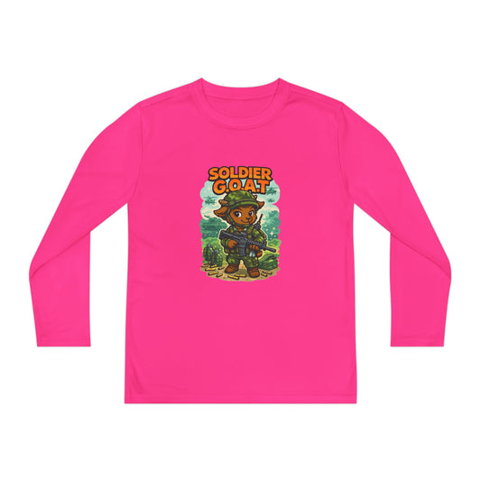 AJ The Soldier G.O.A.T - Youth Long Sleeve Competitor Tee