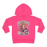 Toddler Hoodie — "Playground Royalty" Crown On, Game On Kids Pullover