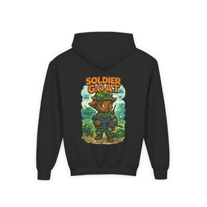 AJ The Soldier G.O.A.T - Youth Heavy Blend Hooded Sweatshirt