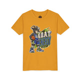 G.O.A.T. Energy Youth Basketball Tee — "Full Court, Full G.O.A.T."