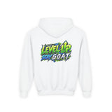 Youth Hoodie — "Locked In, Level Up" Gaming G.O.A.T Youth Heavy Blend Hooded Sweatshirt