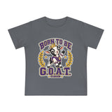 Baby T-Shirt — "Born to Be G.O.A.T." Graphic Tee (Greatness Starts Small)