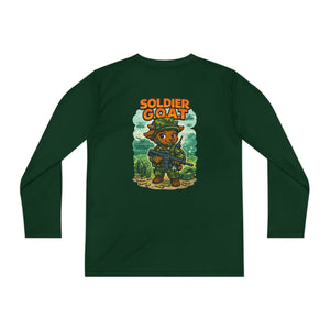 AJ The Soldier G.O.A.T - Youth Long Sleeve Competitor Tee