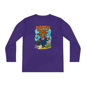 Tomas The Business G.O.A.T - Youth Long Sleeve Competitor Tee