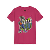 G.O.A.T. Energy Youth Basketball Tee — "Full Court, Full G.O.A.T."