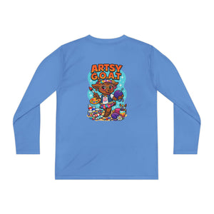 Amber The Artsy G.O.A.T - Youth Long Sleeve Competitor Tee