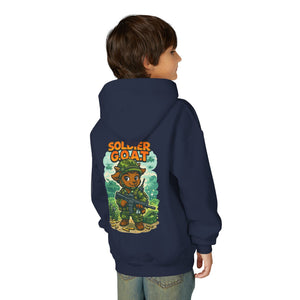 AJ The Soldier G.O.A.T - Youth Heavy Blend Hooded Sweatshirt