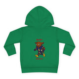 Devon The Touchdown Star In Action - Toddler Pullover Fleece Hoodie