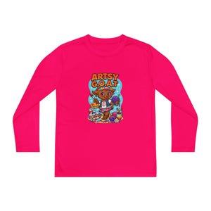 Amber The Artsy G.O.A.T - Youth Long Sleeve Competitor Tee