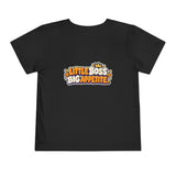 Toddler T-Shirt — "Snack Boss" Cute Character Shirt Toddler Short Sleeve Tee ("Little Boss, Big Appetite")