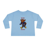 Devon The Touchdown Star In Action - Toddler Long Sleeve Tee