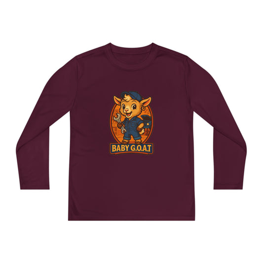 Ty The Auto Mechanic - Youth Long Sleeve Competitor Tee
