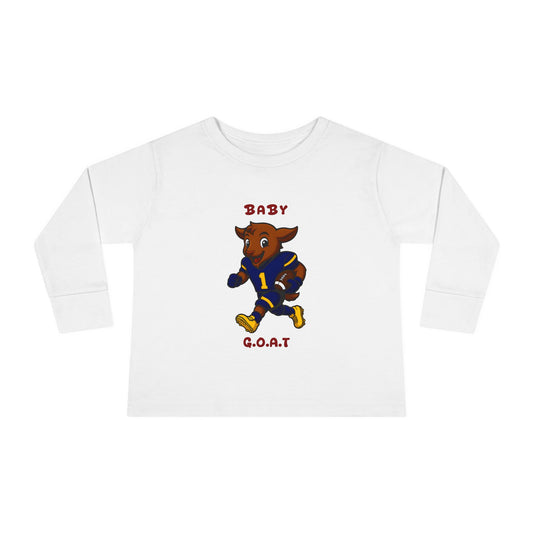 Devon The Touchdown Star In Action - Toddler Long Sleeve Tee
