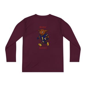 Devon The Touchdown Star In Action - Youth Long Sleeve Competitor Tee