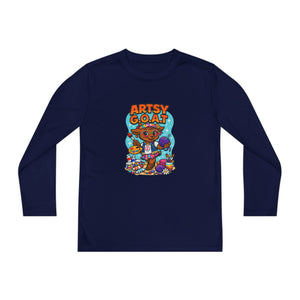 Amber The Artsy G.O.A.T - Youth Long Sleeve Competitor Tee