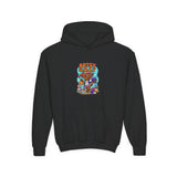 Youth Hoodie — "Artsy G.O.A.T" Colorful Kids Art Hoodie