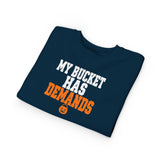 Toddler Sweatshirt - "My Bucket Has Demands" Halloween Kids Pullover
