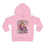 Toddler Hoodie — "Playground Royalty" Crown On, Game On Kids Pullover