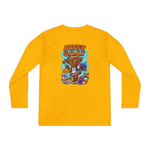 Amber The Artsy G.O.A.T - Youth Long Sleeve Competitor Tee