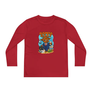 Tomas The Business G.O.A.T - Youth Long Sleeve Competitor Tee