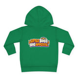 Toddler Hoodie — "Snack Boss" Cute Cartoon Pullover (Little Boss, Big Appetite)