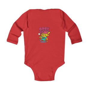 Erin The Slugger - Infant Long Sleeve Bodysuit