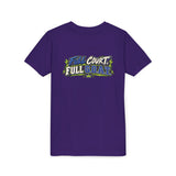 G.O.A.T. Energy Youth Basketball Tee — "Full Court, Full G.O.A.T."