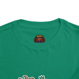 Toddler Tee — "Too Cool for Timeout" Goat Graphic Short Sleeve Shirt