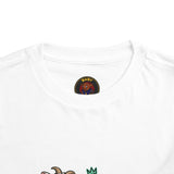 Toddler Tee — "Too Cool for Timeout" Goat Graphic Short Sleeve Shirt