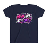 Main Character Energy Youth T-Shirt — "Main Role. Zero Doubt." Youth Short Sleeve T-Shirt