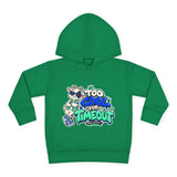 Toddler Hoodie — "Too Cool for Timeout" Graphic Pullover