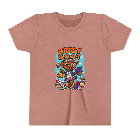 Amber The Artsy G.O.A.T - Youth Short Sleeve Tee