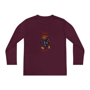 Devon The Touchdown Star In Action - Youth Long Sleeve Competitor Tee