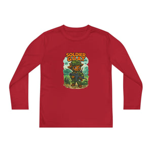AJ The Soldier G.O.A.T - Youth Long Sleeve Competitor Tee