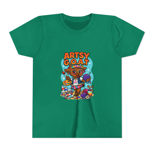 Amber The Artsy G.O.A.T - Youth Short Sleeve Tee
