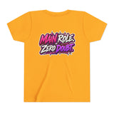 Main Character Energy Youth T-Shirt — "Main Role. Zero Doubt." Youth Short Sleeve T-Shirt