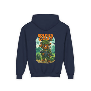 AJ The Soldier G.O.A.T - Youth Heavy Blend Hooded Sweatshirt