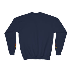 Devon The Touchdown Star In Action - Youth Crewneck Sweatshirt