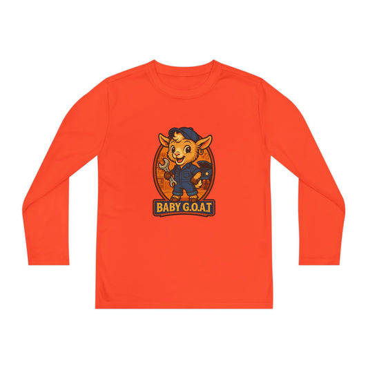 Ty The Auto Mechanic - Youth Long Sleeve Competitor Tee