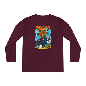 Tomas The Business G.O.A.T - Youth Long Sleeve Competitor Tee