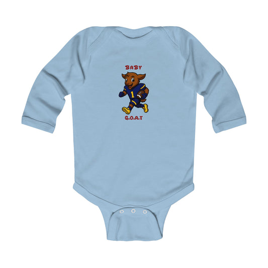 Devon The Touchdown Star In Action - Infant Long Sleeve Bodysuit