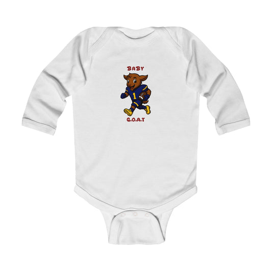 Devon The Touchdown Star In Action - Infant Long Sleeve Bodysuit