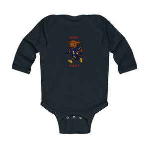 Devon The Touchdown Star In Action - Infant Long Sleeve Bodysuit
