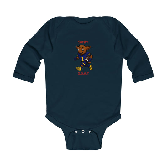 Devon The Touchdown Star In Action - Infant Long Sleeve Bodysuit